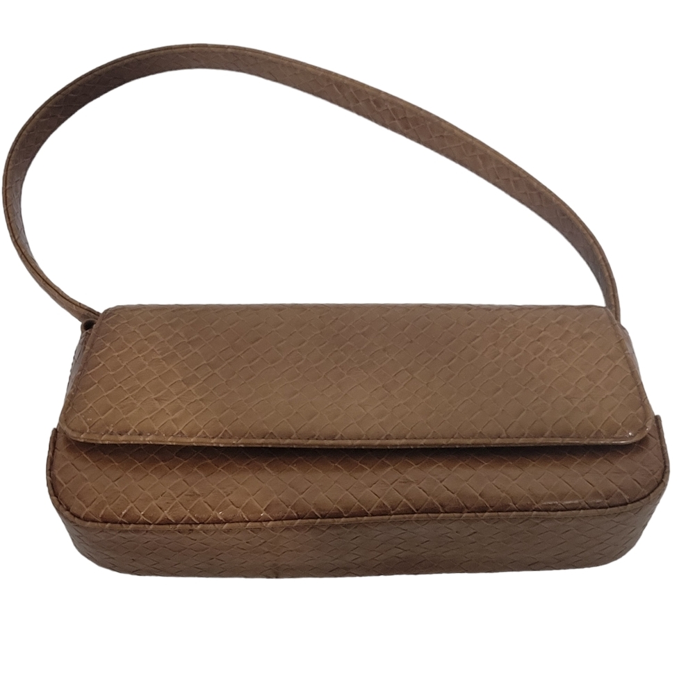 Liz Claiborne Purse Shoulder‎ Bag Weave Pattern Leather - Picture 3 of 9
